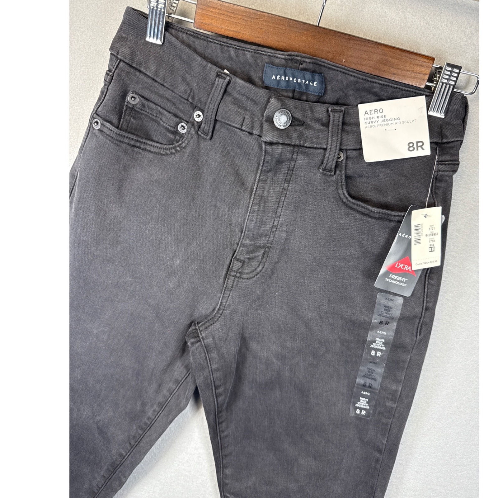 Nwt Aero Aeropostale High Rise Curvy Jegging Aero2 Premium Air Sculpt Womens 8 R